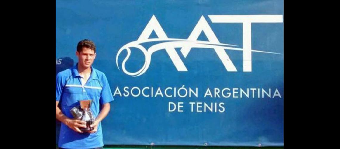  El tenista Augusto Stodart conquistó dos torneos en las últimas semanas (AUGUSTO STODART) 