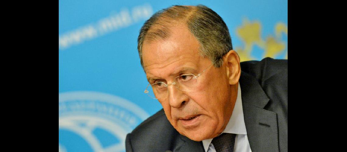  Serguei Lavrov aseguró ayer que Occidente busca sin ambigüedad un cambio de régimen en Rusia (NA)