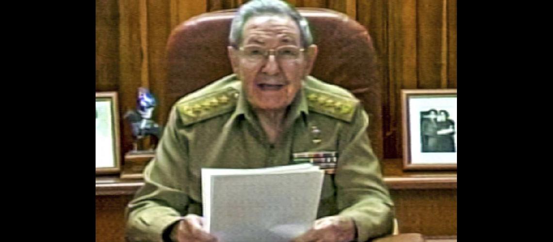  Raúl Castro hizo el anuncio (NA)