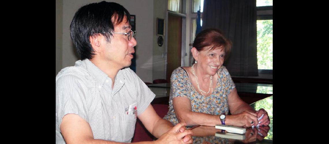  El especialista Masayasu Kato durante su visita al Inta Pergamino  (INTA PERGAMINO)