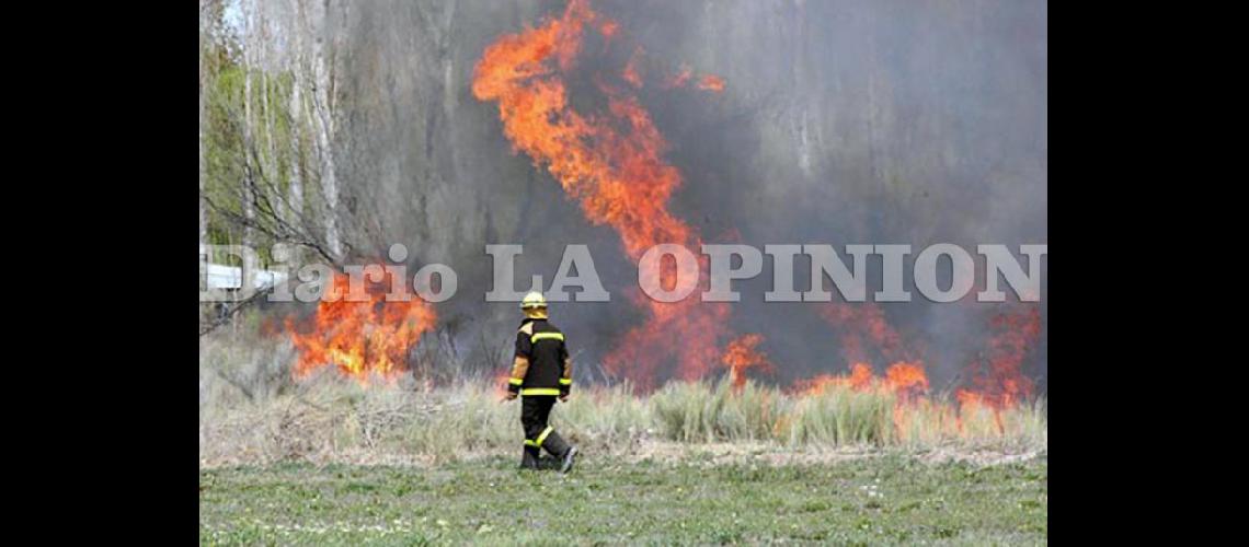  Si bien no es tiempo de sequía los bomberos atendieron varios incendios (LA OPINION) 