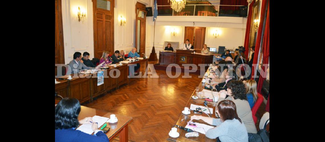  La de hoy ser la primera sesión del período 2015 del Concejo Deliberante (ARCHIVO LA OPINION) 