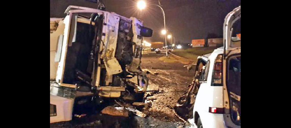  El accidente de trnsito tuvo lugar sobre el kilómetro 144 de la ruta nacional Nº 8  (@MARCOSDIPALMA)