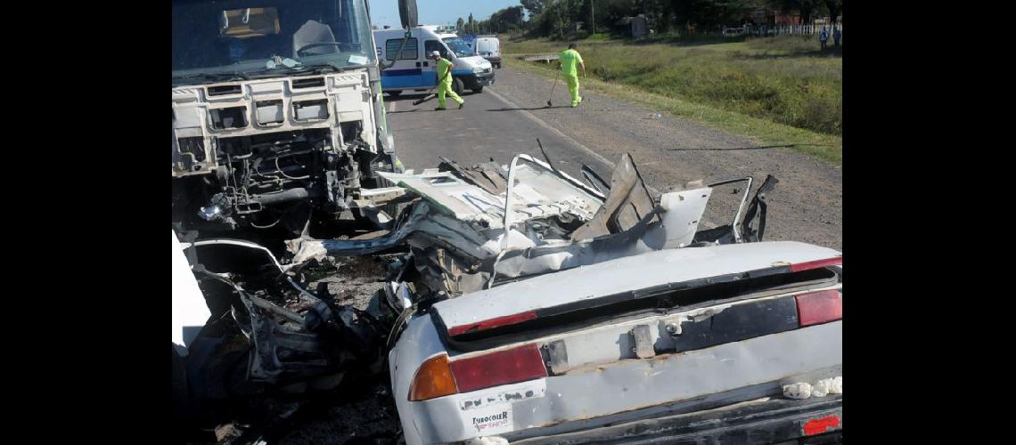  El accidente se produjo en la ruta provincial Nº 18 cerca de Rosario (TELAMCOMAR)