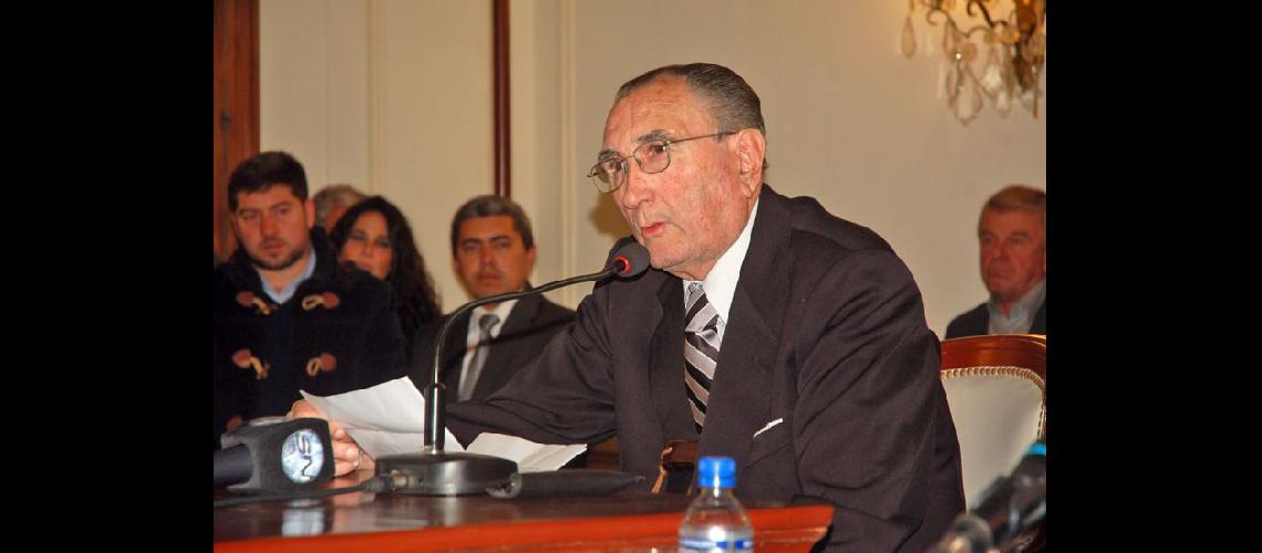  Jorge Young fue intendente entre 1983 y 1987 (ARCHIVO LA OPINION)
