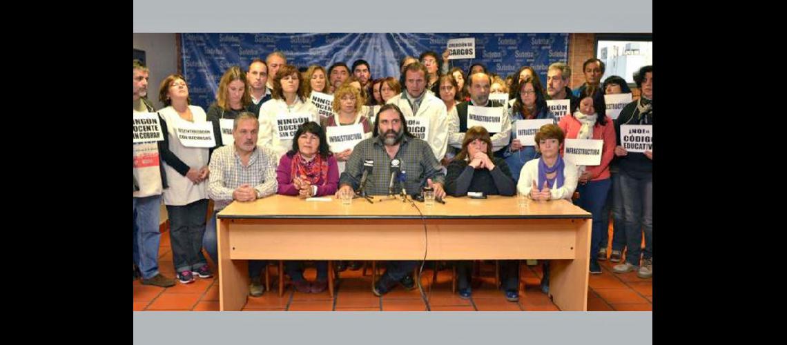  Roberto Baradel en la sede central del Suteba anunció la acción judicial contra Educación (SUTEBA)