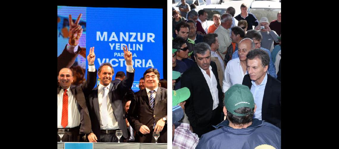  Scioli y Zannini acompañaron a Juan Manzur mientras que Macri lo hizo con el radical José Cano (NA) 