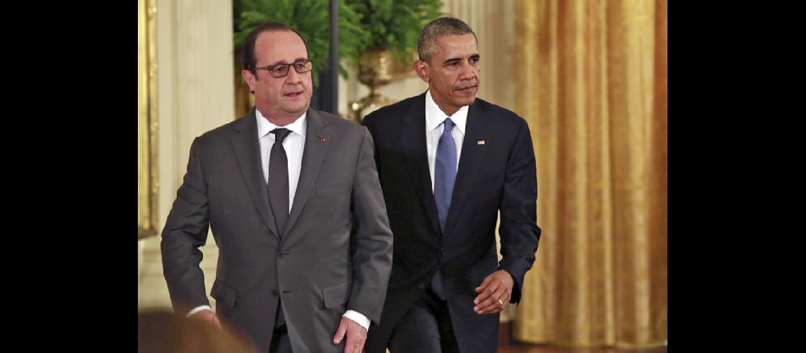  Hollande y Obama no enviarn tropas terrestres a territorio sirio (NA) 