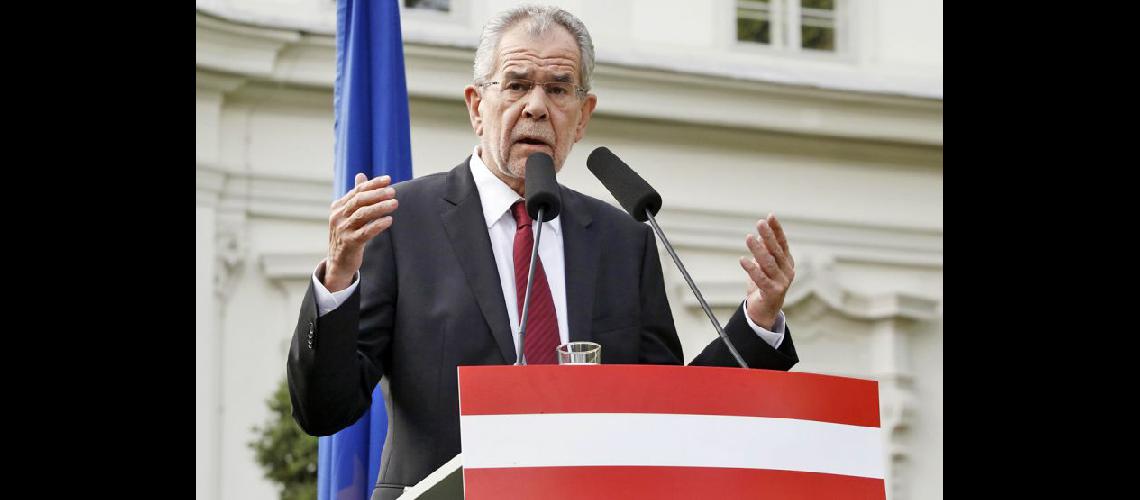  Alexander Van der Bellen ser el presidente de Austria (NA)