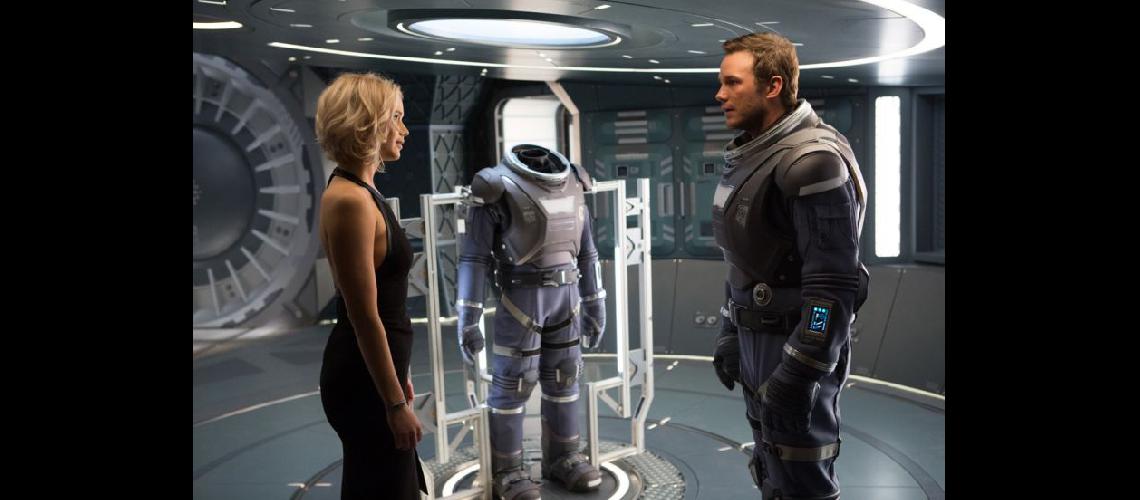  Jennifer Lawrence y Chris Pratt protagonizan el film Pasajeros que se estrenar el lunes en simultneo (INTERNET)