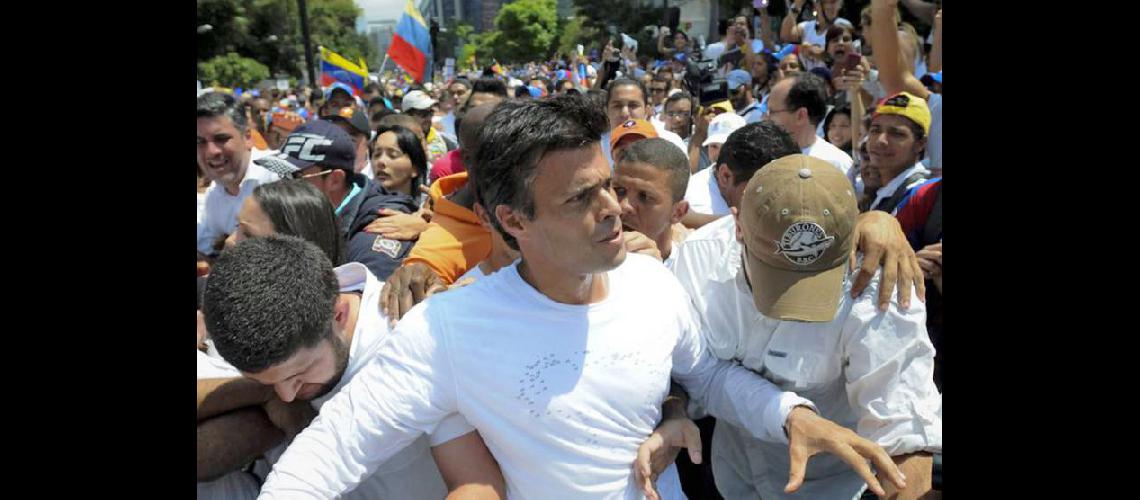  Leopoldo López se halla detenido desde 2014 (ELPAISCOM)