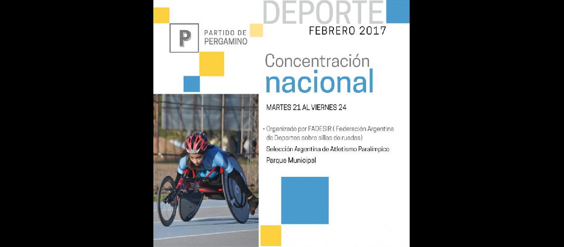  La actividad es organizada por la Federación Argentina de Deportes sobre sillas de ruedas y coordinada por la Subsecretaría de Deportes (MUNICIPIO DE PERGAMINO)