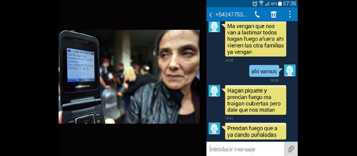  Cristina Gradiche mam de Alan Córdoba también recibió mensajes de su hijo (CLARIN)