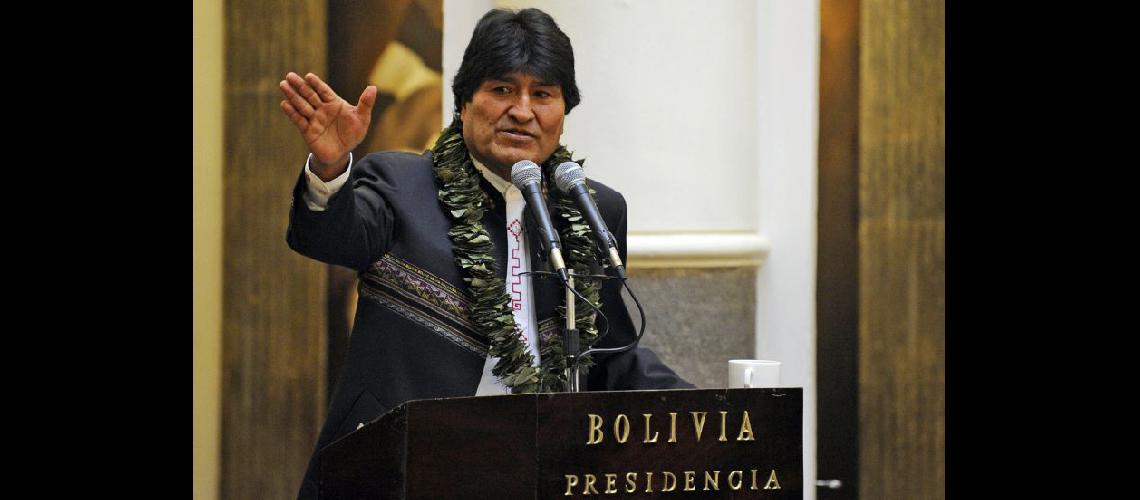  Evo Morales desestimó las críticas a la promulgación de la nueva normativa (NA)