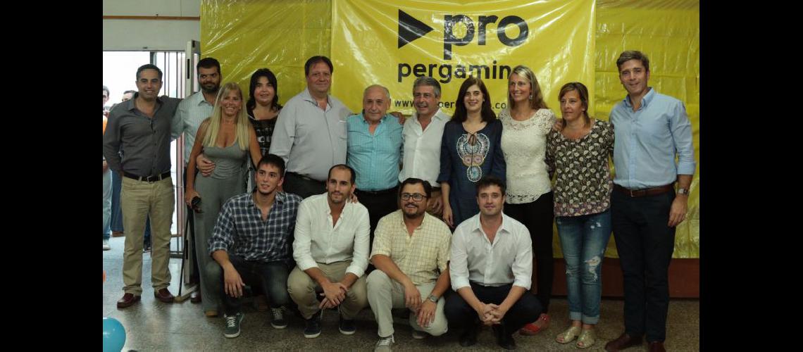  Los dirigentes pergaminenses del PRO que formaron la Mesa Distrital encabezada por Javier Martínez (PRO)