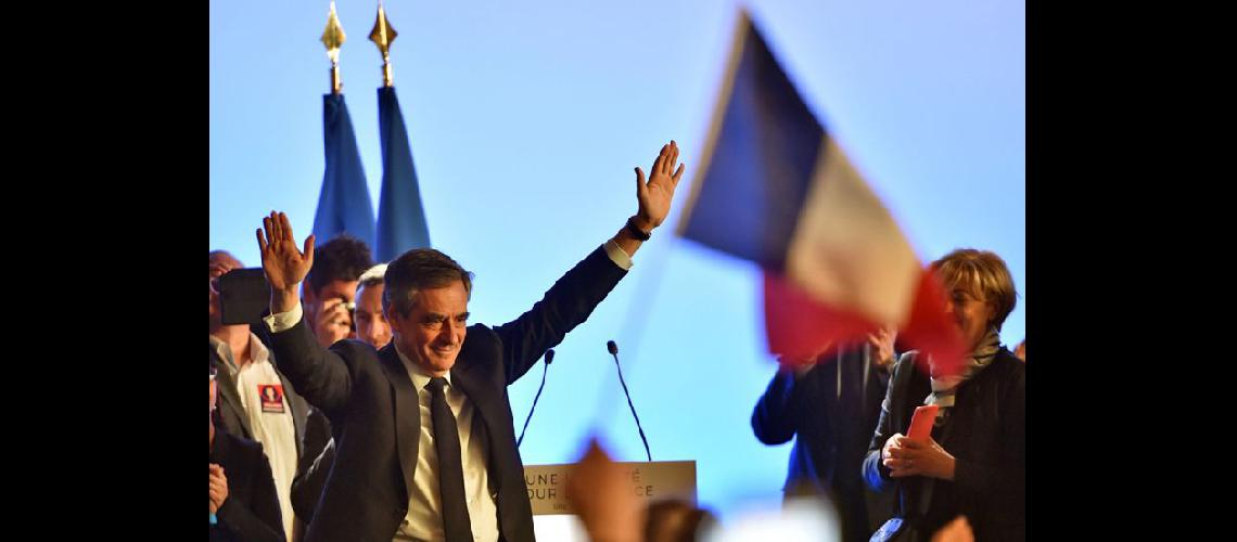  François Fillon uno de los candidatos que competir el domingo en las elecciones francesas (NA)