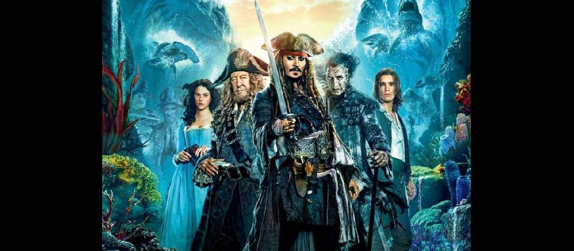 Johnny Depp regresa a la pantalla grande como el icónico e intrépido antihéroe Jack Sparrow (CINES ARGENTINOS)