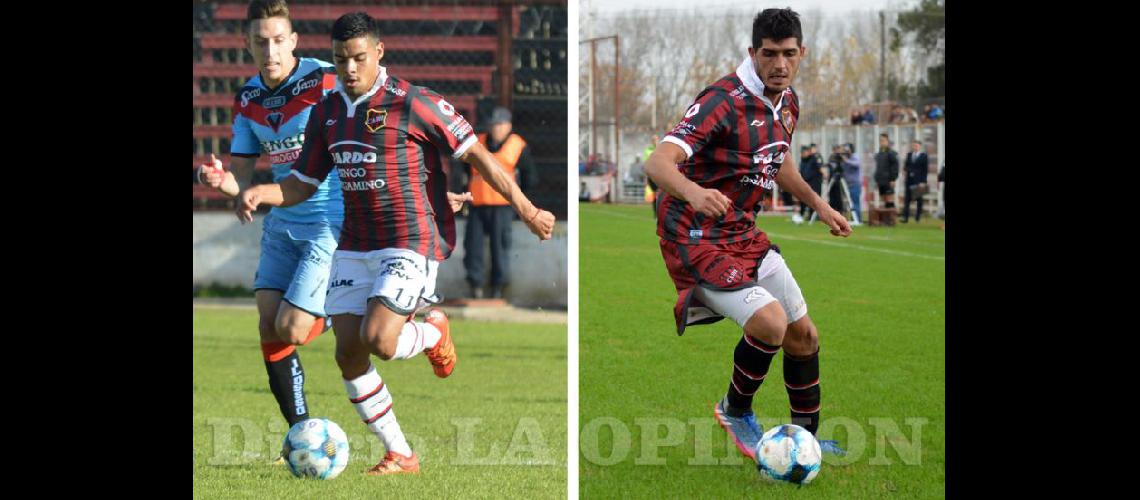  Leonardo Villalba y Jorge Córdoba conformarn la dupla ofensiva de Douglas Haig ante Ferro (ARCHIVO LA OPINION)