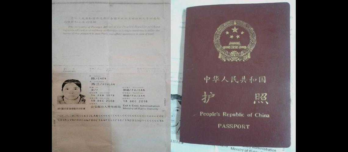  Las ciudadanas chinas exhibieron documentos que no correspondían a su persona (LA OPINION)