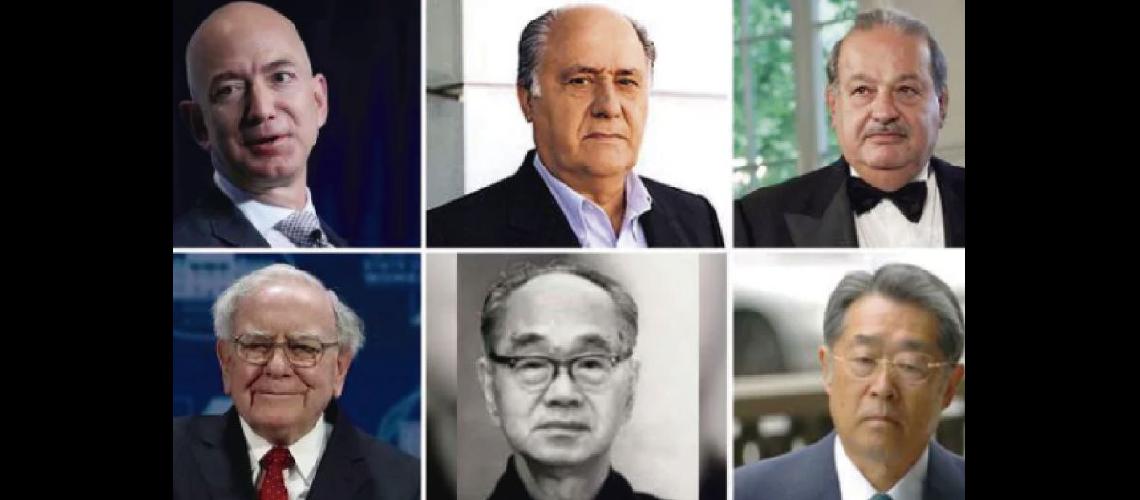  Los 6 hombres ms ricos del mundo ms all de Bill Gates