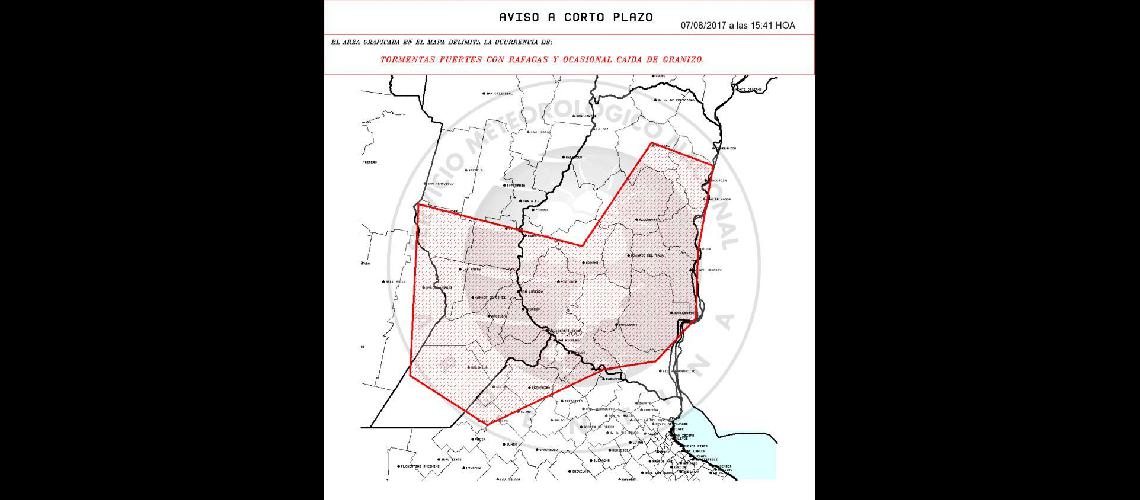  El alerta por tormentas fuertes abarca una amplia zona del norte centro y sudeste de Buenos Aires (LA OPINION)
