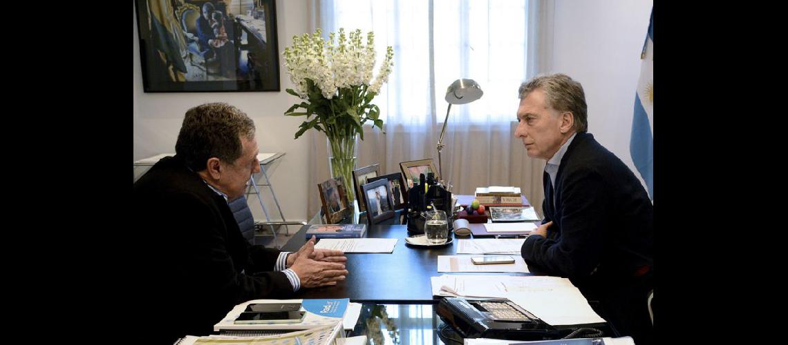  Mauricio Macri recibió ayer al embajador argentino ante el Reino de España el misionero Ramón Puerta (NA)