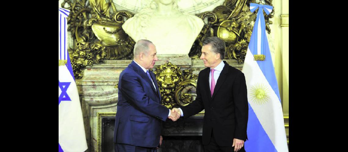  Macri recibió a Netanyahu en la primera visita de un primer ministro israelí a la Argentina (NA)