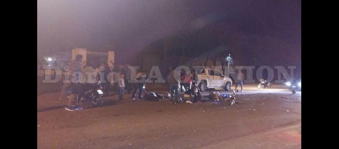  El choque se produjo en la esquina de Liniers y Vicente López (LA OPINION)