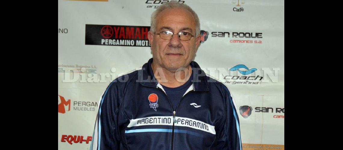  Raúl Belcuore dirigir por tercer año seguido a Argentino en el Federal de basquetbol (LA OPINION)