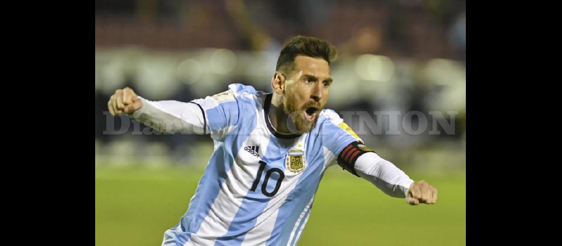  El capitn Lionel Messi le dio el triunfo a la Selección Argentina para clasificar al Mundial de Rusia 2018 (NA)