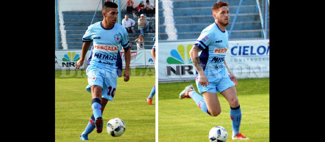   Lucas Fernndez y Diego Raya dos de los titulares que presentar Juventud ante Sportivo Baradero (ARCHIVO LA OPINION)