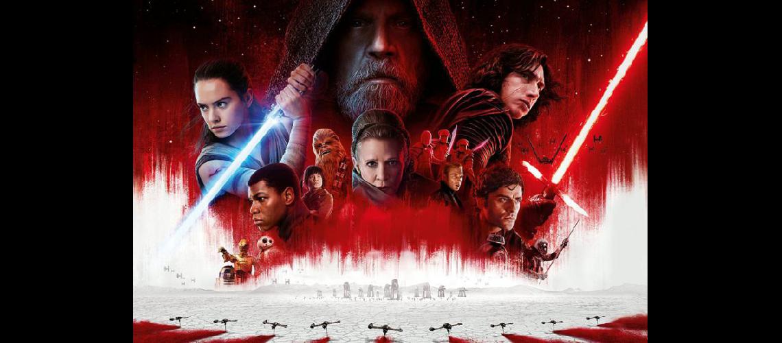  El film Star Wars Episodio VIII- los últimos Jedi llega hoy a las salas de Cinema Pergamino (STARS WARS)