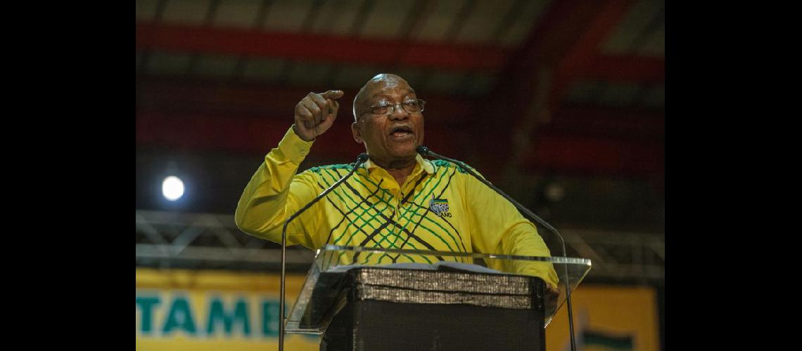  Jacob Zuma presentó su renuncia al frente del Congreso Nacional Africano (NA)