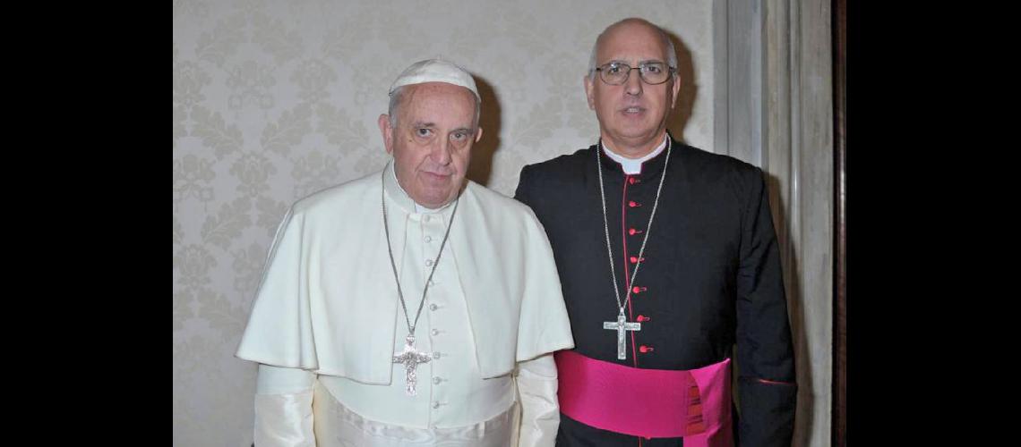  Monseñor Santiago Olivera se reunió con el Papa Francisco en el Vaticano (LOS ANDESCOMAR)