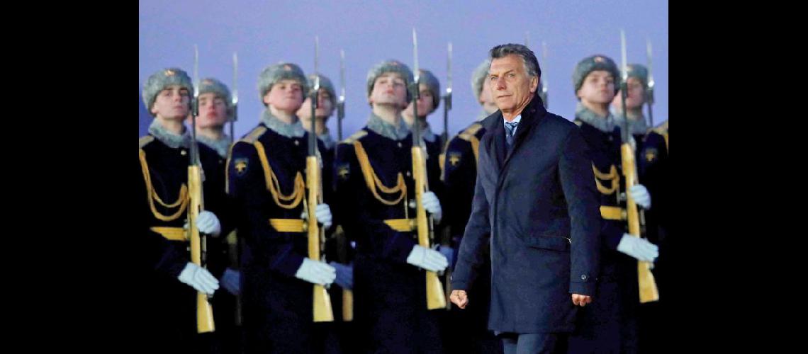  El presidente Mauricio Macri fue recibido con honores por el Gobierno de Rusia (cdntncomar)