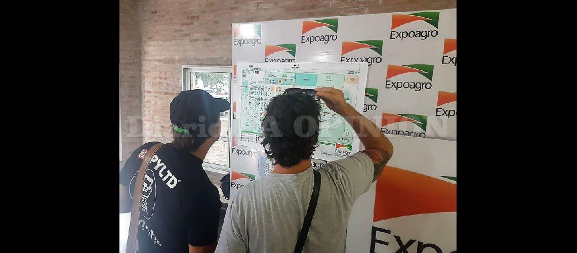  Las empresas fueron convocadas por la organización de Expoagro para recorrer sus parcelas (EXPOAGRO)