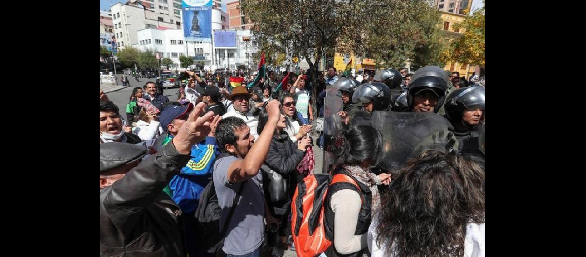  Manifestaciones a favor y en contra de Evo Morales en Bolivia durante los últimos días (AFP)