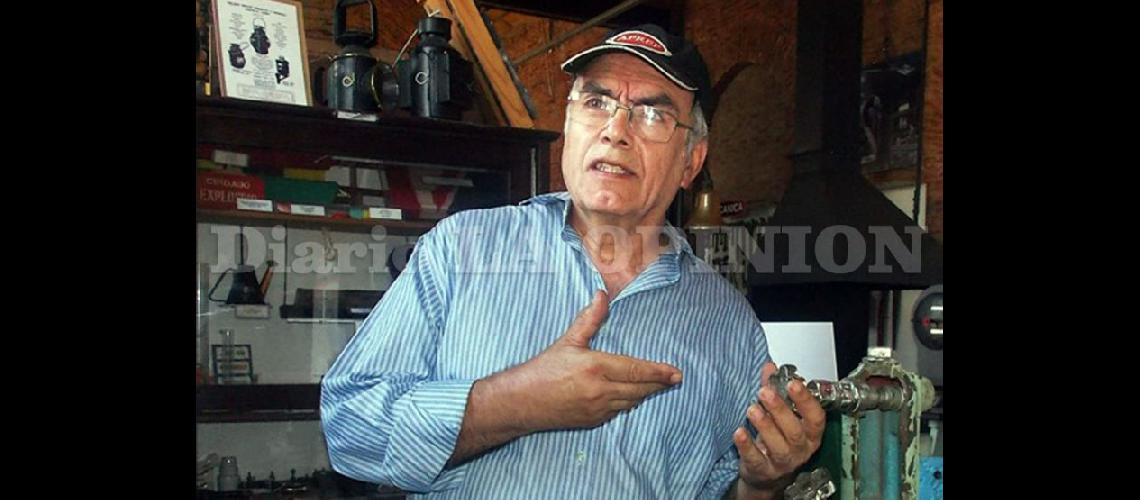  Eduardo Vzquez presidente de la Asociación de Preservación Ferroviaria de Pergamino (LA OPINION)
