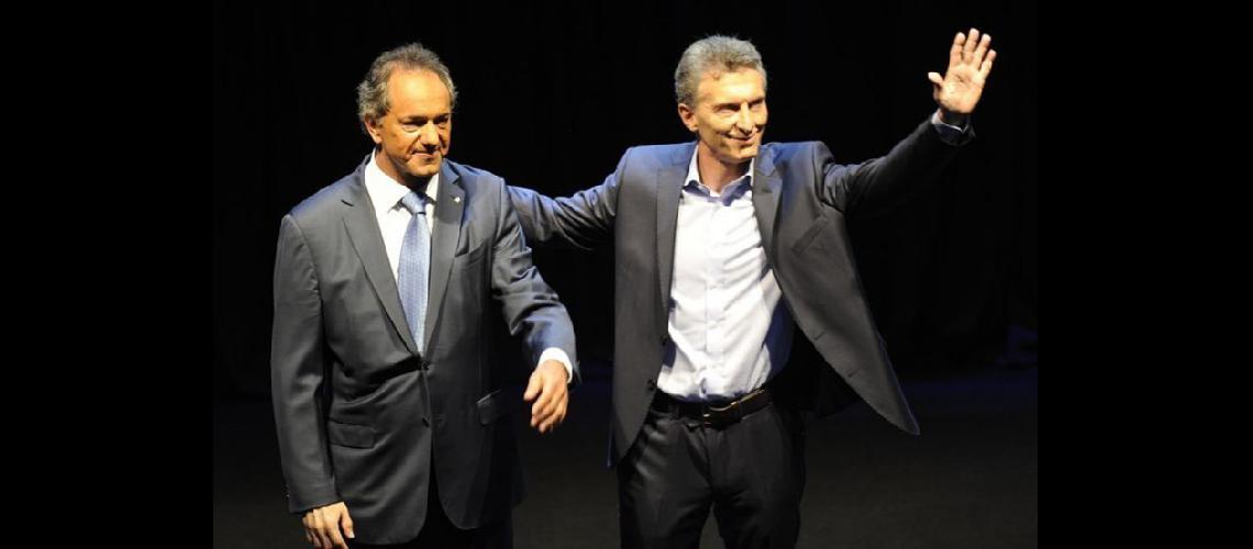  Daniel Scioli y Mauricio Macri protagonizaron un recordado debate antes de la definición en 2015 (NA)