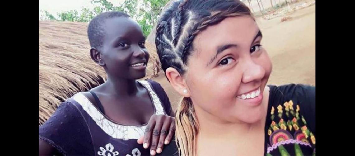  Eliana Díaz estaba misionando desde hace algunos meses en Uganda y su deceso causó gran pesar en la comunidad (INFOBAE) 