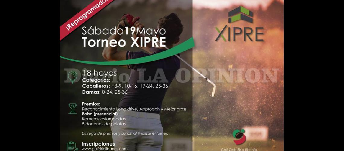  El Torneo Abierto Xipre reanudar el sbado el calendario local (GOLF CLUB SIRIO LIBANES) 