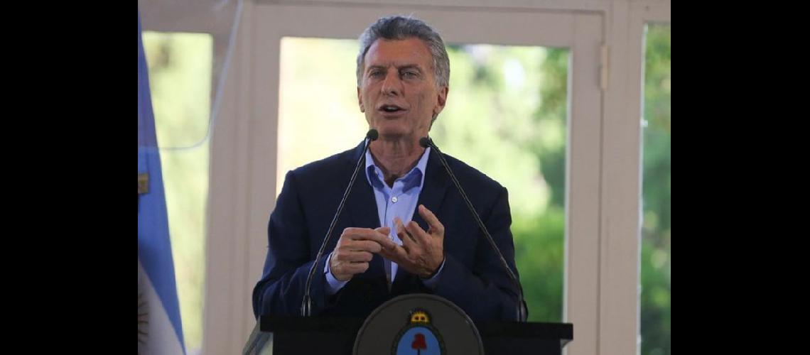  El presidente grabó un discurso en la Quinta de Olivos (NA)