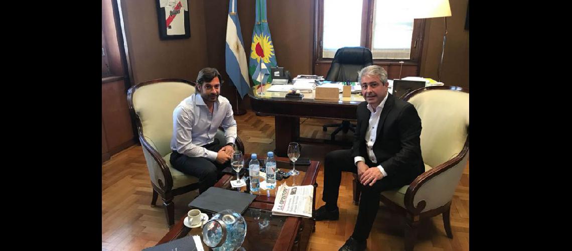  Federico Salvai estuvo reunido con Javier Martínez este viernes (LA OPINION)