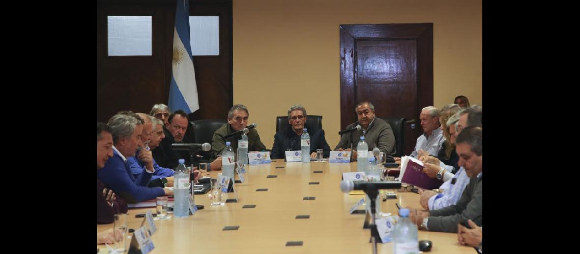  Una de las últimas reuniones que llevaron adelante las autoridades de la CGT (NOTICIAS ARGENTINAS)