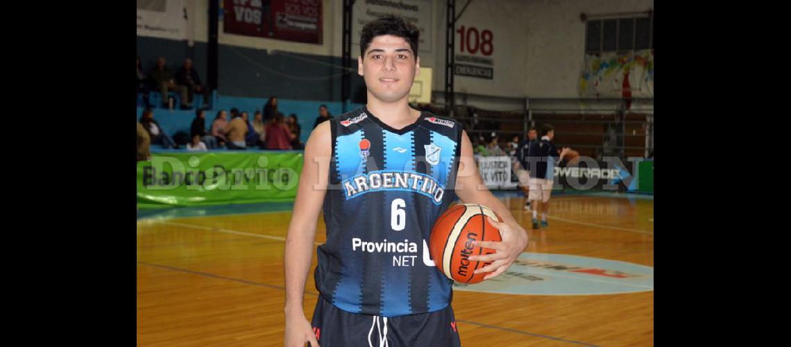  El joven alero pergaminense Benjamín Levato jugar el Argentino para Buenos Aires (ARCHIVO LA OPINION)