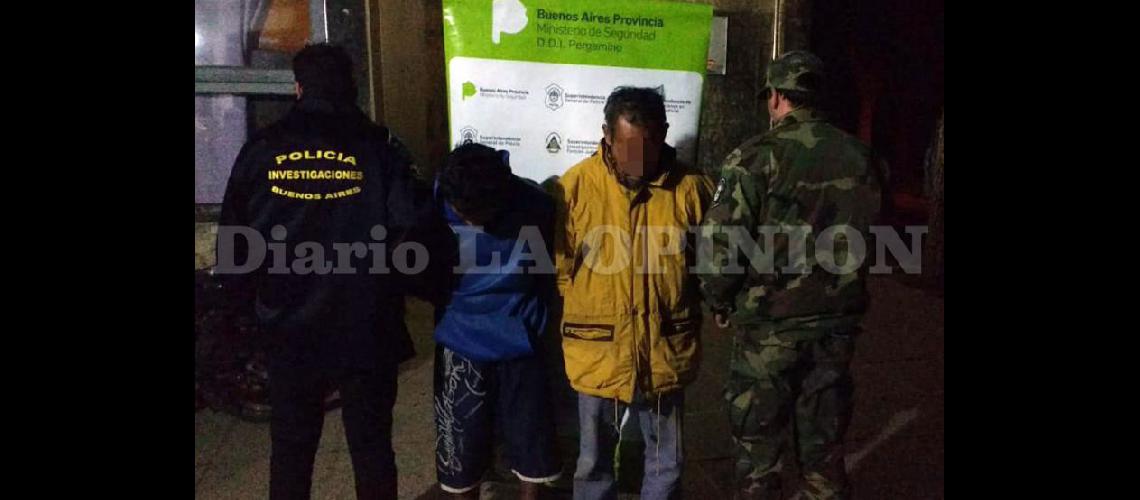  Las detenciones fueron llevadas a cabo por la DDI local junto a efectivos del Comando de Patrulla Rural y del Destacamento La Violeta (LA OPINION)