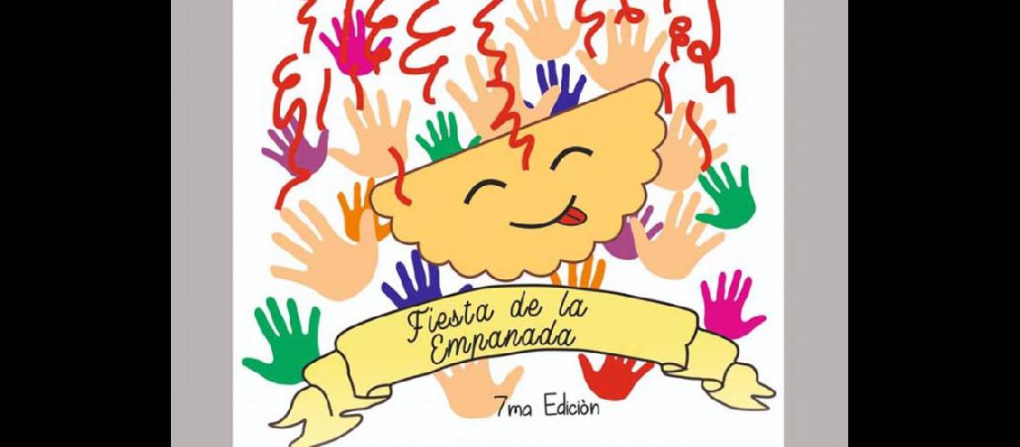  El dibujo ganador que identifica a la séptima edición de la Fiesta de la Empanada (FIESTA DE LA EMPANADA)