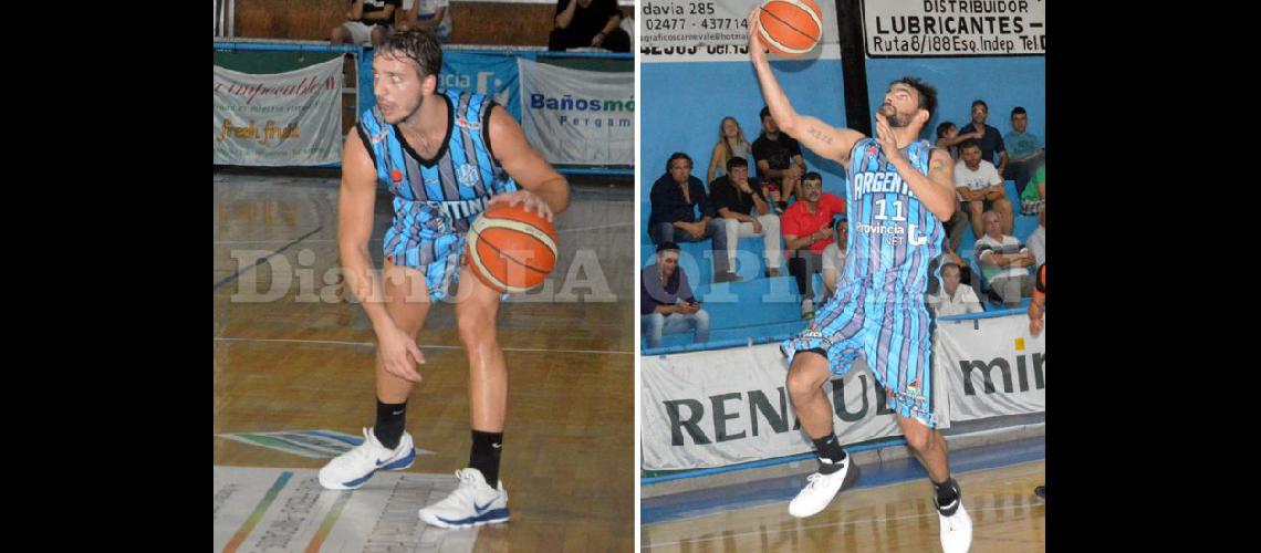  Andrés Santa y Leandro Bordoy conformarn el quinteto titular de Argentino ante Zrate Basket (LA OPINION)