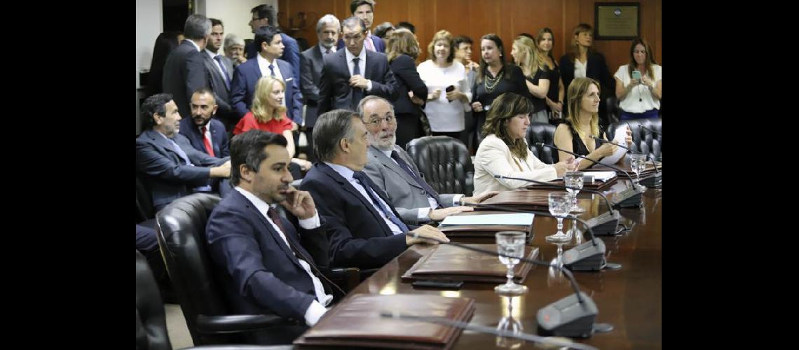  El Consejo de la Magistratura realizó ayer por la mañana su primera reunión con la nueva conformación (NOTICIAS ARGENTINAS)