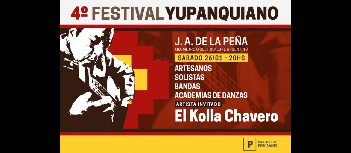  El IV Festival Yupanquiano comenzar a partir de las 20-00 y ser con entrada libre y gratuita (PRENSA MUNICIPALIDAD)